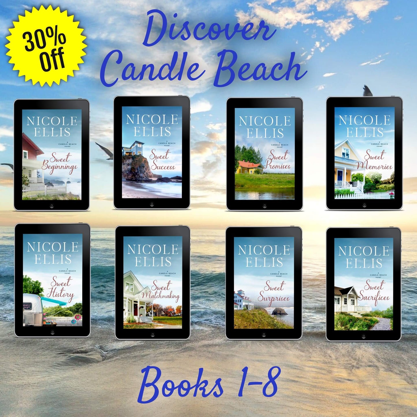 Candle Beach Bundle: Books 1-8 (EBOOKS)